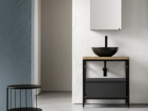 Mobile Bagno da appoggio in laccato opaco B-GO BG029 di Compab
