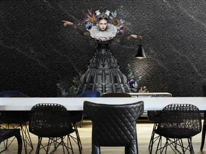 Carta da parati raffigurante la regina di Marcel Wanders Athena di London Art