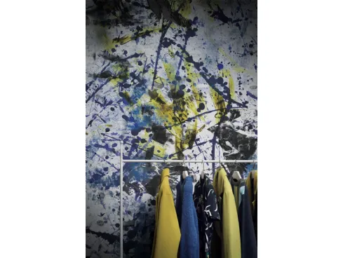 Carta da parati moderna con grafica astratta Jackson di London Art