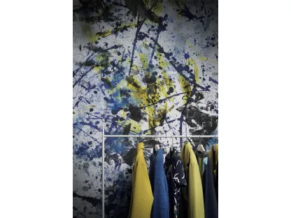 Carta da parati moderna con grafica astratta Jackson di London Art