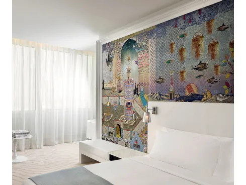 Carta da parati in stile orientale Mondrian Doha di London Art