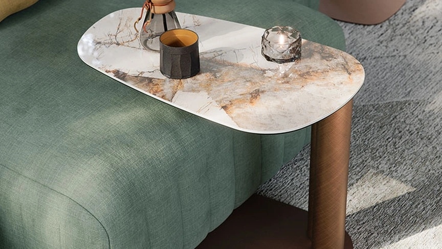 Tavolino in ceramica Amalfi di Cattelan Italia