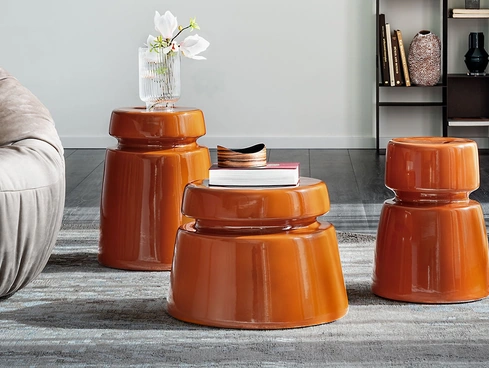 Tavolino in ceramica Bishop di Cattelan Italia