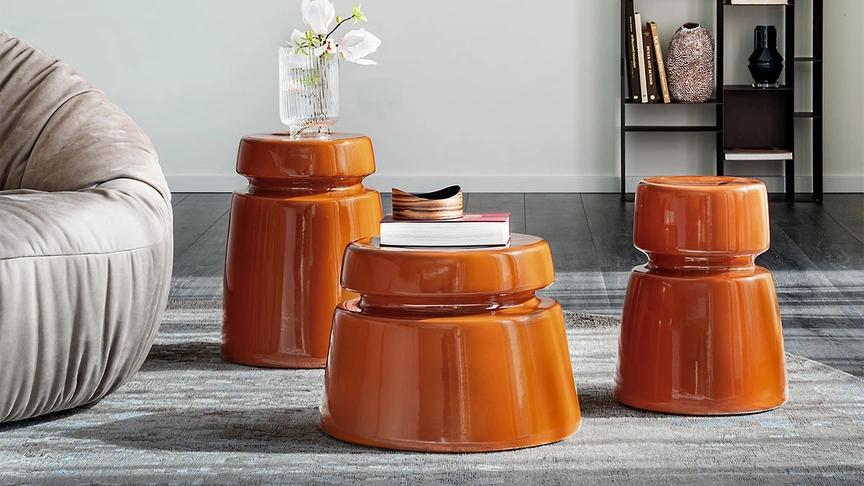 Tavolino in ceramica Bishop di Cattelan Italia