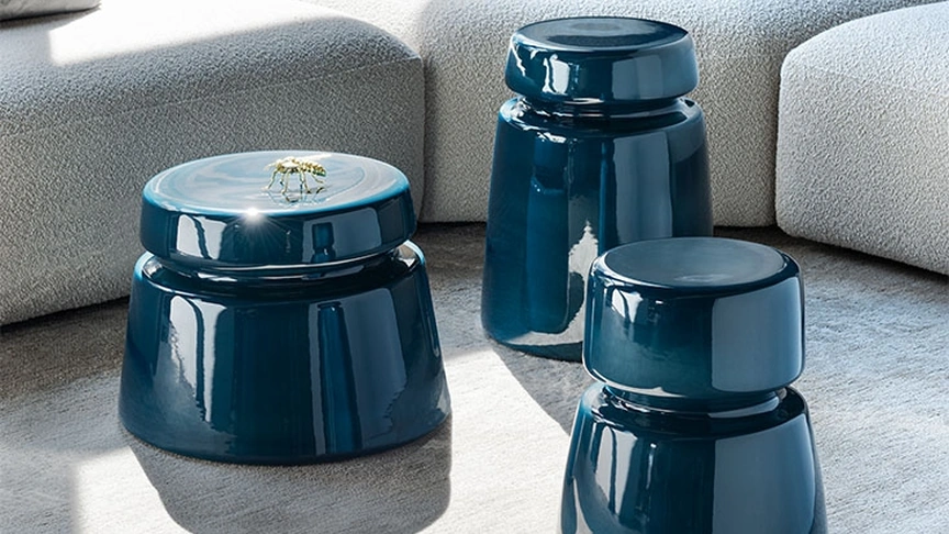 Tavolino in ceramica Bishop di Cattelan Italia