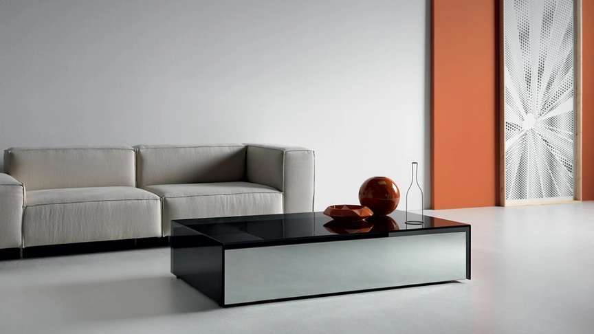 Tavolino in vetro Gotham di Tonelli