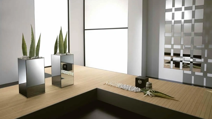 Vaso con rivestimento a specchio Lingo di Tonelli