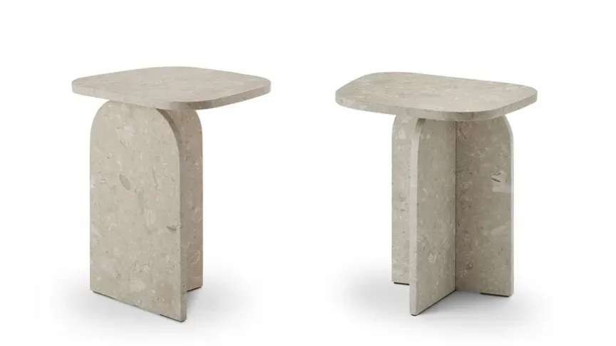 Tavolino in eco stone (marmo e resina) Philia di Saba