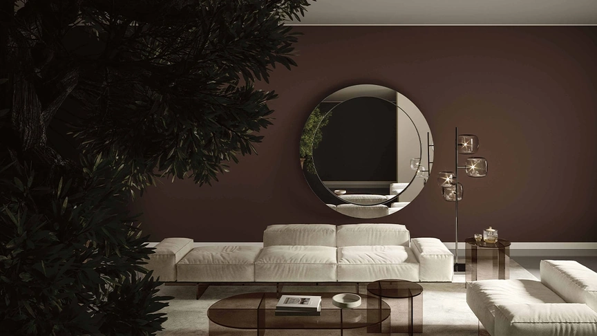 Tavolino in vetro Sestante di Tonelli