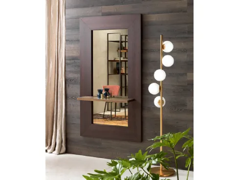 Lampada Twist da Terra in metallo con bulbi in vetro bianco satinato di Riflessi