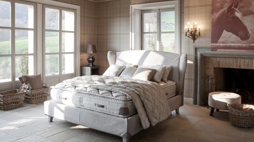 Materasso Country Living con pillow top sfoderabile e lavabile con molle insacchettate di Altrenotti