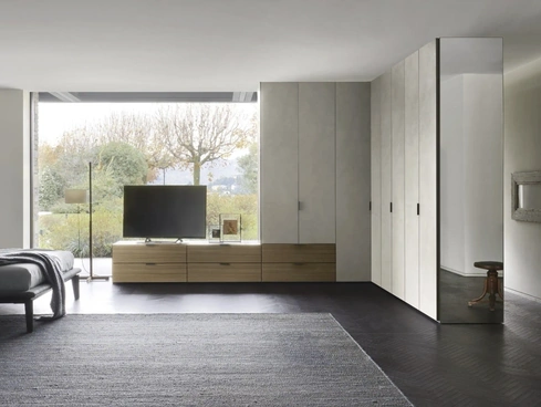 Armadio angolare Collage di Sangiacomo