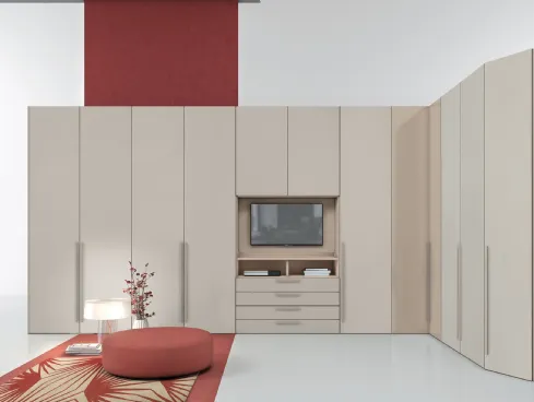 Armadio Golf One con Porta Tv W107 di Colombini Casa
