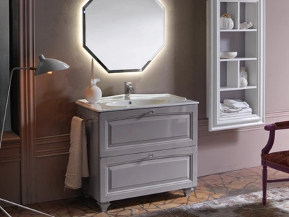 Mobile Bagno da appoggio in laccato lucido ACANTHIS AC14 di Compab