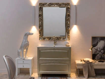 Mobile Bagno da appoggio in frassino laccato ACANTHIS AC21 di Compab