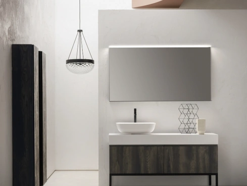 Mobile Bagno da appoggio in nobilitato effetto legno B-GO BG017 di Compab