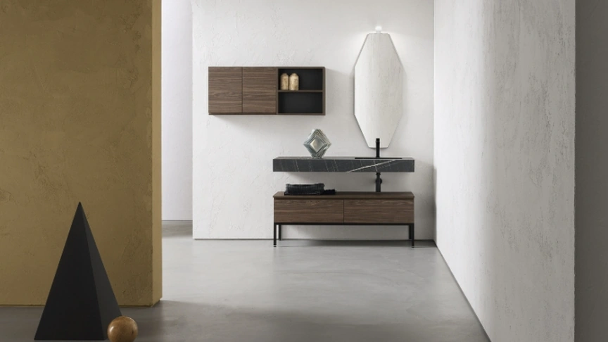 Mobile Bagno da appoggio in nobilitato effetto legno B-GO BG021 di Compab