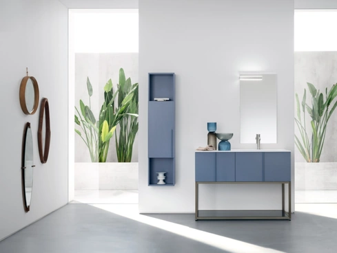 Mobile Bagno da appoggio in laccato opaco B201 BD013 di Compab