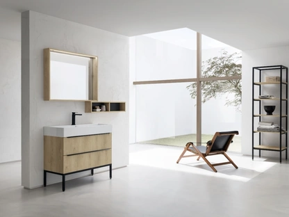 Mobile Bagno da appoggio in nobilitato effetto legno B201 BD023 di Compab