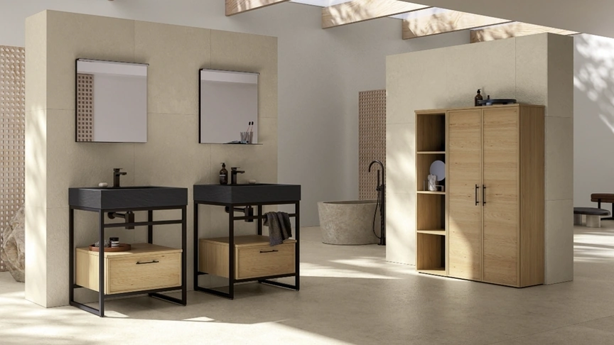 Mobile da Bagno a terra TABULA TB03 di Compab