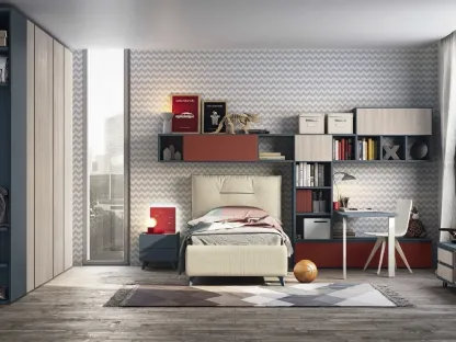 Cameretta componibile Golf C112 in melaminico di Colombini Casa