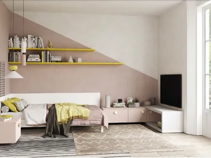 Cameretta componibile Golf Y109 in melaminico di Colombini Casa