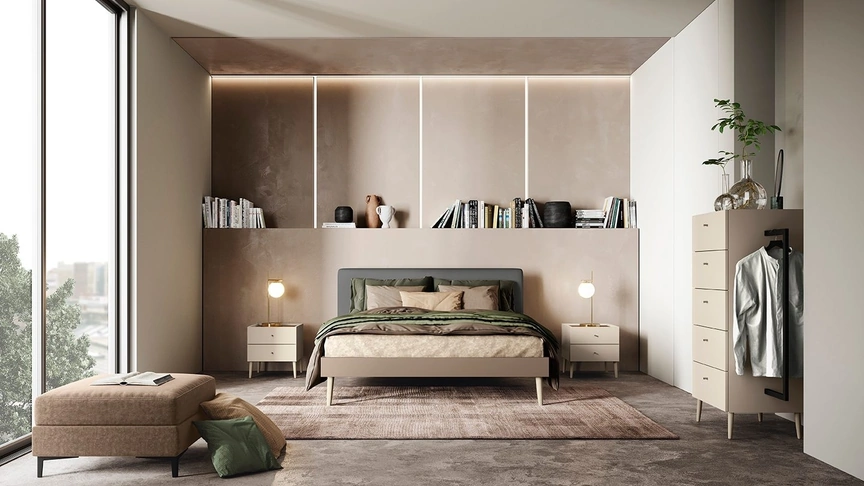 Gruppo Notte Brick con piedini di Colombini Casa