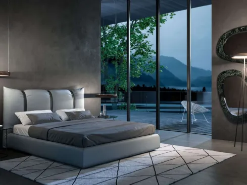 Letto con box contenitore Confit di Ozzio