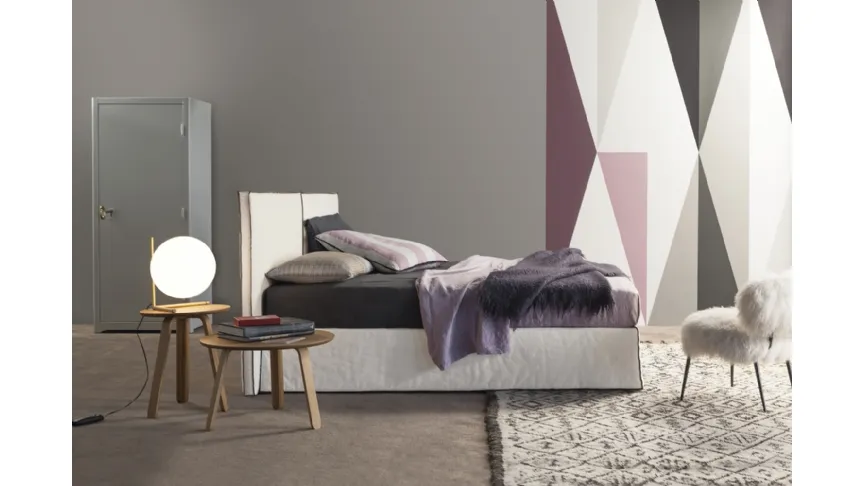 Letto con contenitore Space di Flexteam