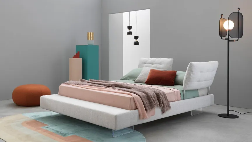 Letto Limes T Large con testiera riposizionabile di Saba