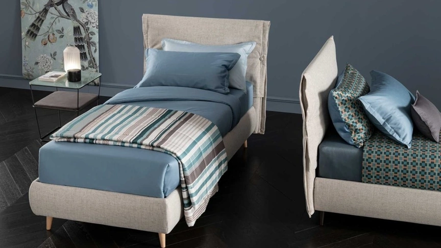 Letto singolo con testiera Soul Young Bali di Altrenotti
