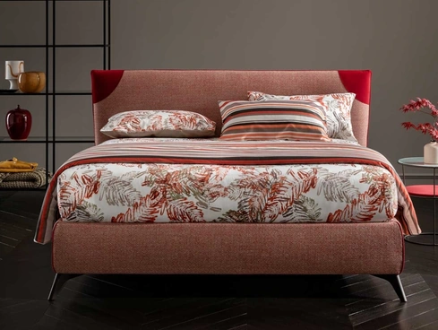 Letto in tessuto con testiera Soul Licony di Altrenotti