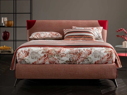 Letto in tessuto con testiera Soul Licony di Altrenotti