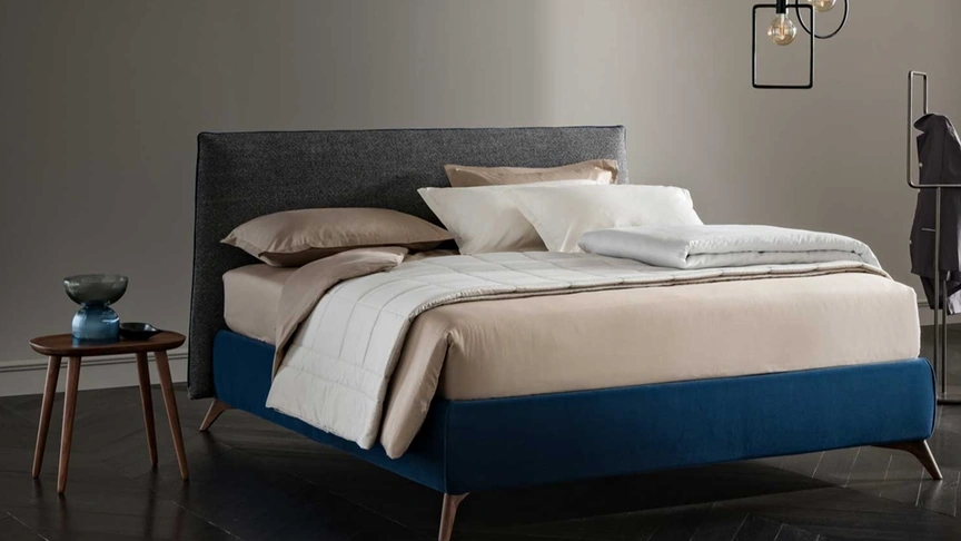 Letto in tessuto imbottito Soul Lod di Altrenotti