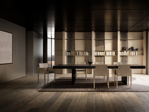 Libreria a muro Blade Edge di Modulnova