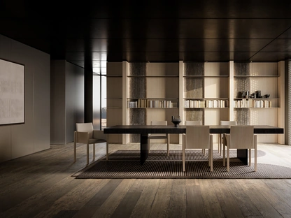 Libreria a muro Blade Edge di Modulnova