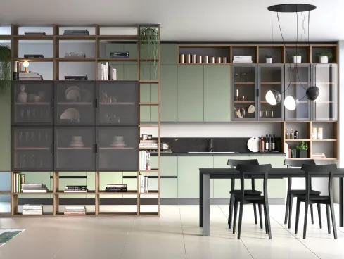 Libreria divisoria Golf Infinity I102 in melaminico di Colombini Casa