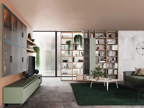 Libreria divisoria Golf Infinity I104 in melaminico di Colombini Casa