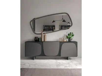 Madia moderna in laccato opaco Trilogy di Ozzio