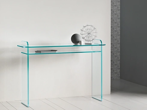 Mobile ingresso in vetro Opalina Consolle di Tonelli