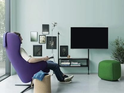 Mobile Porta Tv Avenue Up in legno e metallo di Kristalia