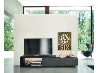 SECOLI Mobile Porta TV, Mobile Porta TV Soggiorno, Mobile TV Moderno, Porta  TV Moderno, Mobile per TV Soggiorno, Grigio Cemento 152x22x113 cm Legno