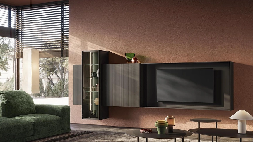 Parete Attrezzata sospesa Day Collection 07 di Alf Da Frè