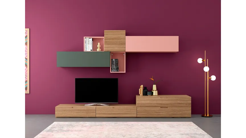 Parete attrezzata Zero 16 L10 di Devina Nais
