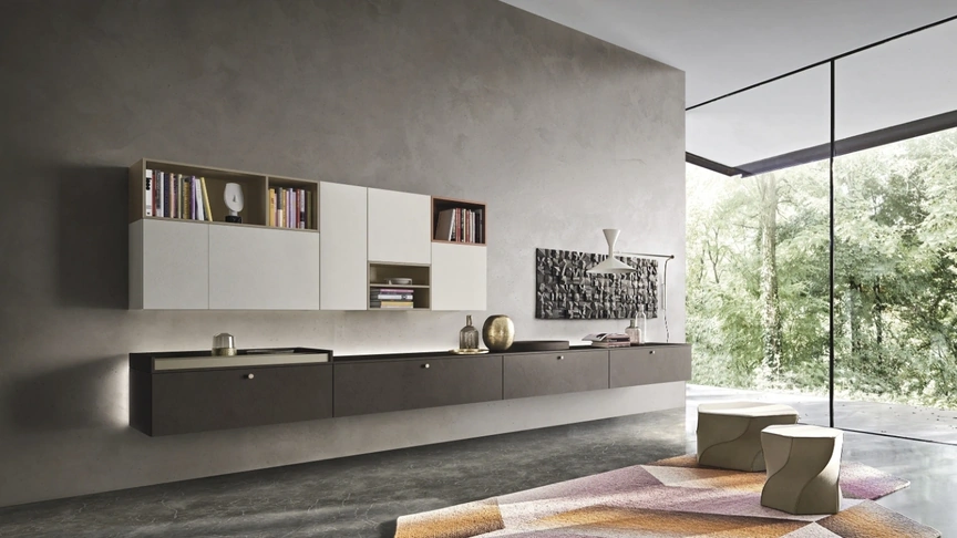 Parete Attrezzata Lampo 005 di Sangiacomo