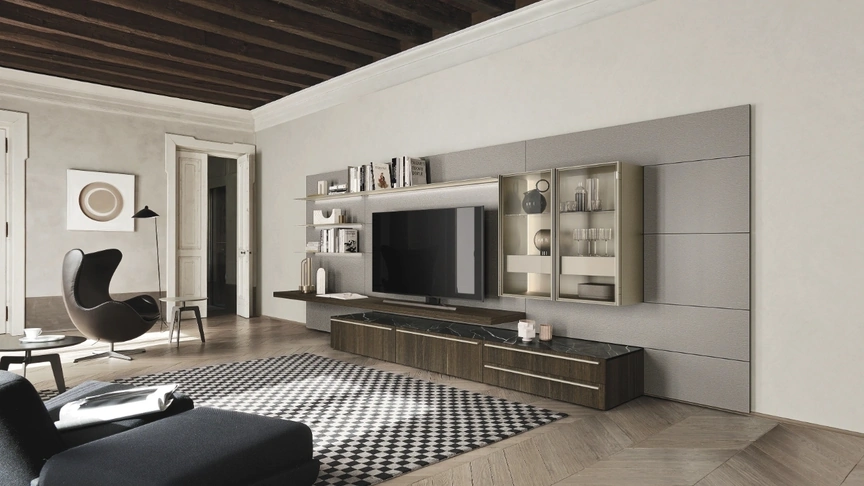 Parete Attrezzata Lampo 198 di Sangiacomo