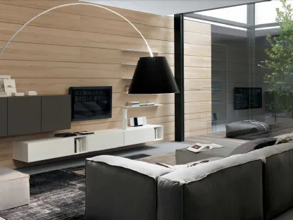 Parete Attrezzata Light progetto 08 di Modulnova