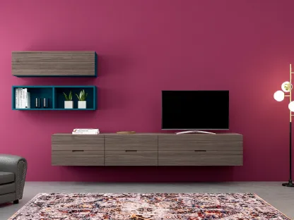 Parete attrezzata Zero 16 L18 di Devina Nais