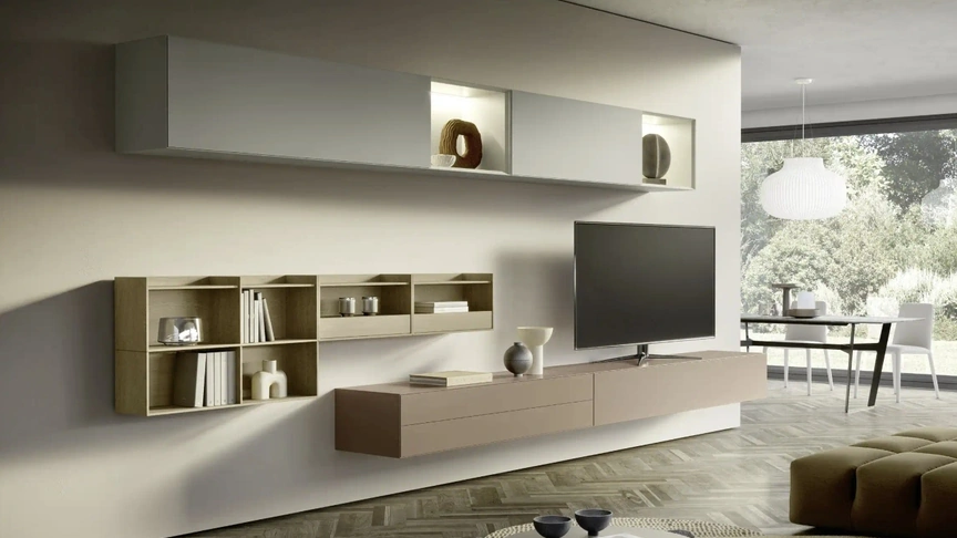 Parete Attrezzata Domino 03 di Sangiacomo