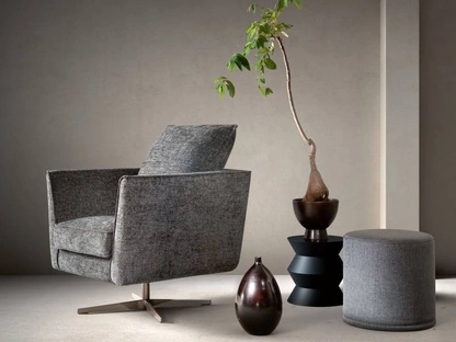 Poltroncina in tessuto Skim di Samoa